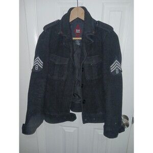 BB Dakota jacket military army Style Jacket‎ In Black Size Small For Women